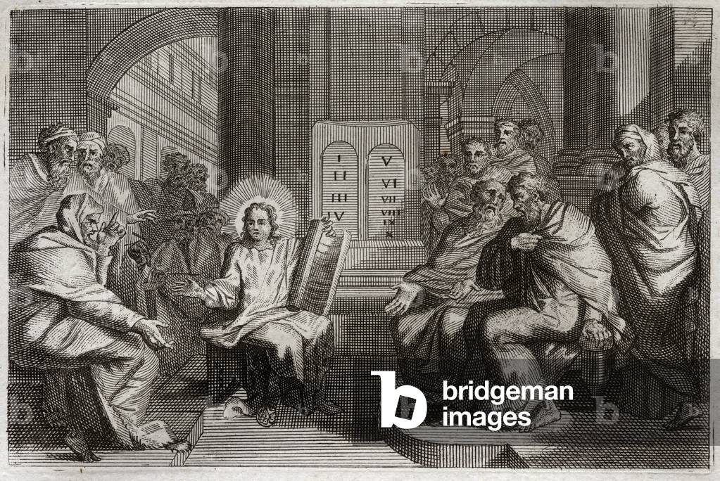 Illustration for the Royaumont Bible, 1811 (engraving)