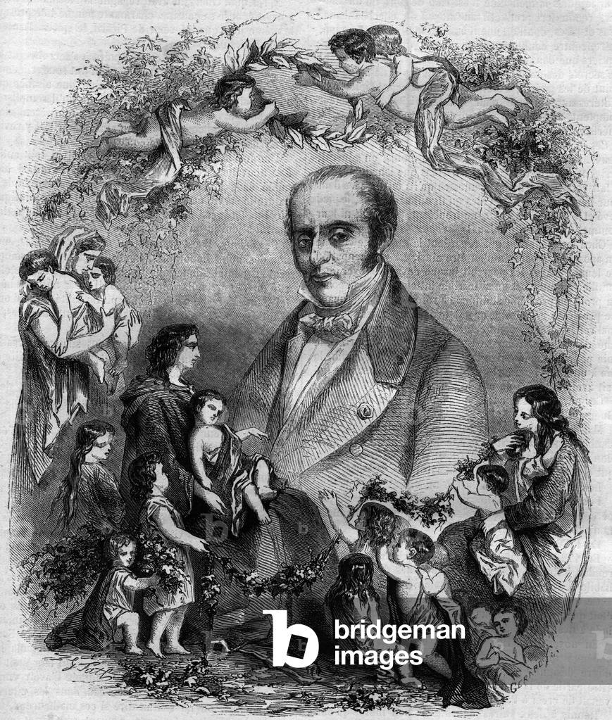 Portrait of Louis Benoit Guersant (1777-1848), French physician.