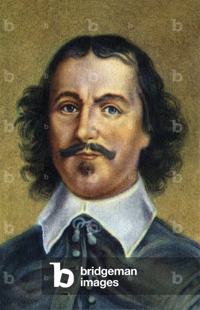 Portrait of Otto von Guericke German physicist.