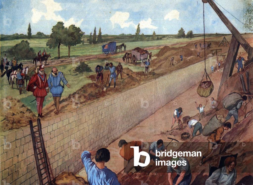 Construction of the Briare Canal in Loiret began in 1604 on the initiative of Maximilian de Bethune, Duke of Sully.