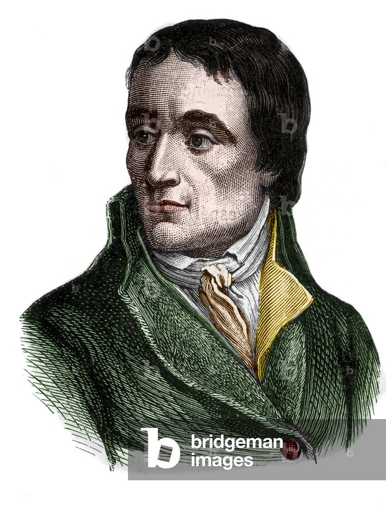 Portrait of Jean Baptiste (Jean-Baptiste) Carrier (1756-1794), French politicians - in “” L'Histoire de France”” by Henri Martin, 19th century.