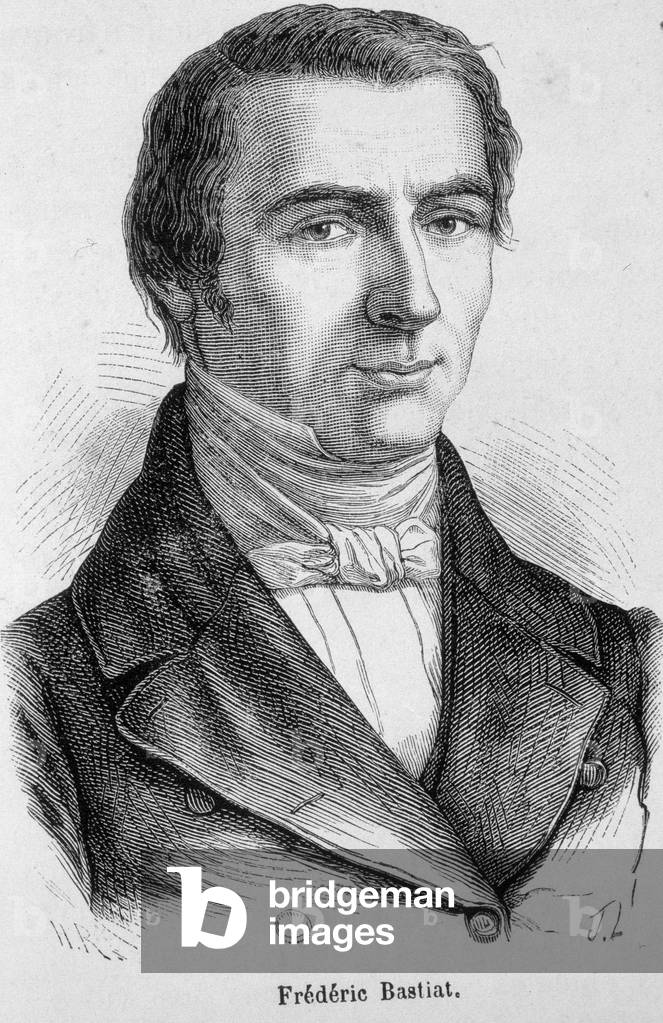 Portrait of Frédéric Bastiat, French economist (1801 - 1850)