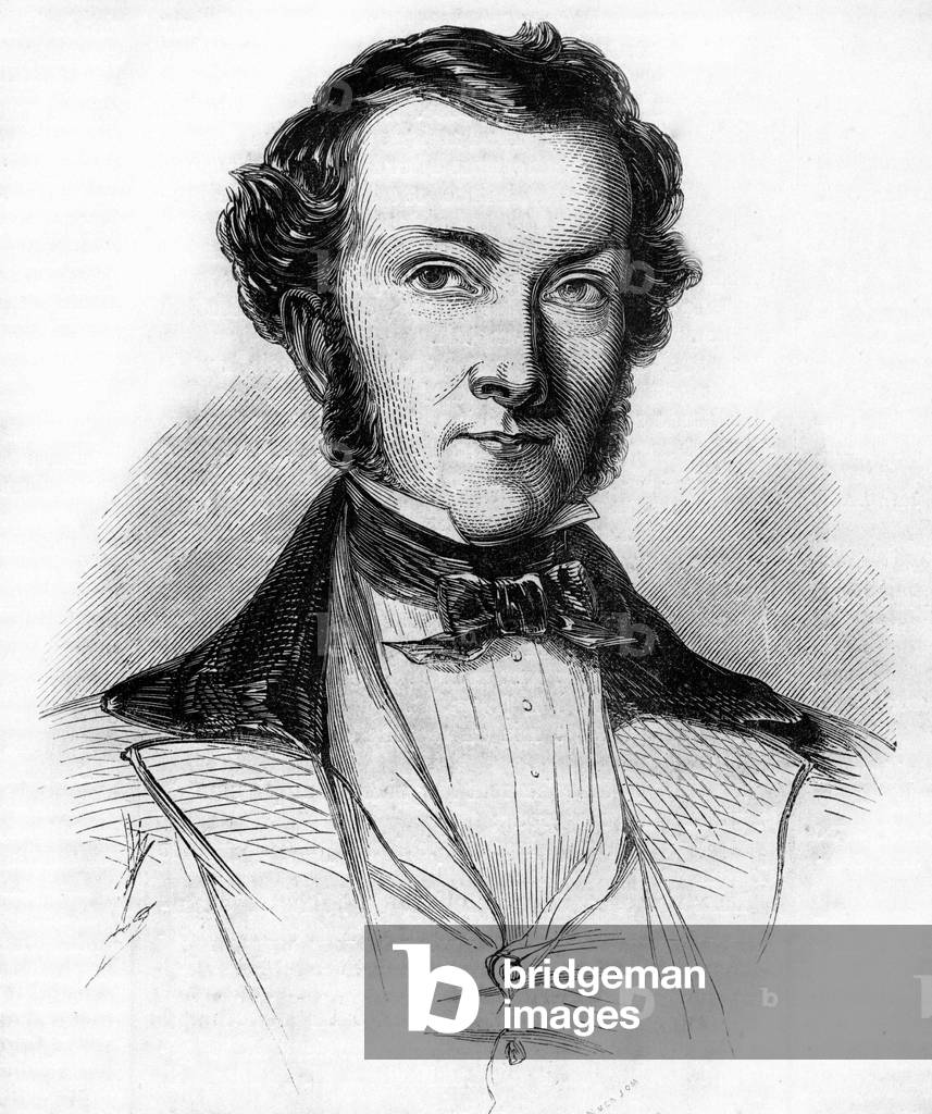Portrait of Richard Cobden, (1804-1865), British economist and politician, promoter of free trade.