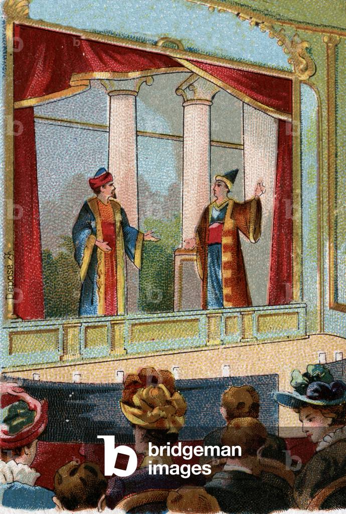 THEATRE IN THE AGES: The theatre of great puppets in the 19th century.