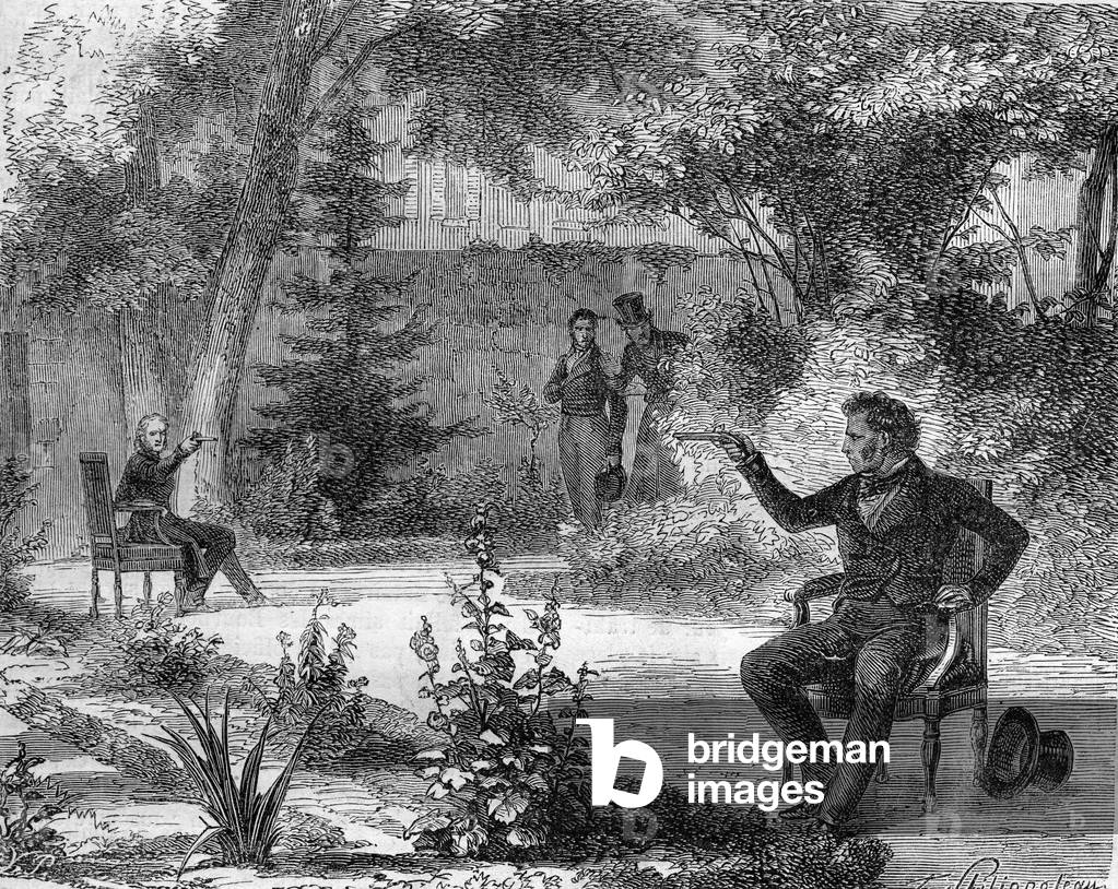 Duel between Benjamin Constant and Forbin des Issarts in June 1822.