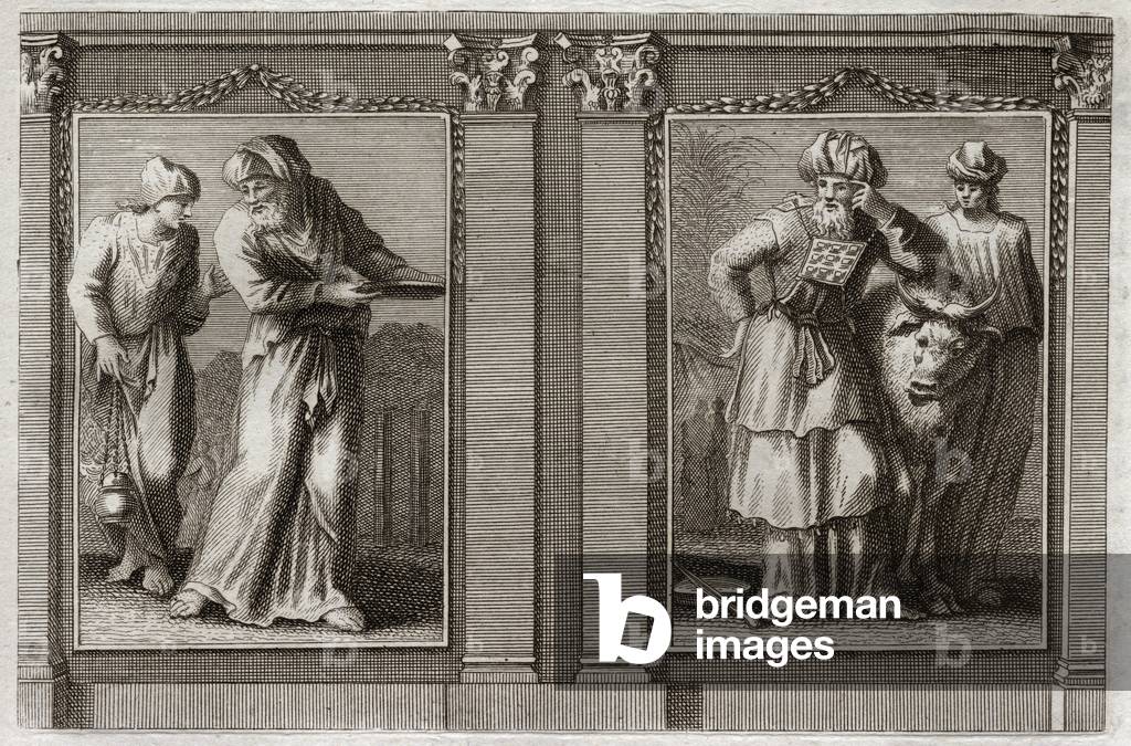 Illustration for the Royaumont Bible, 1811 (engraving)