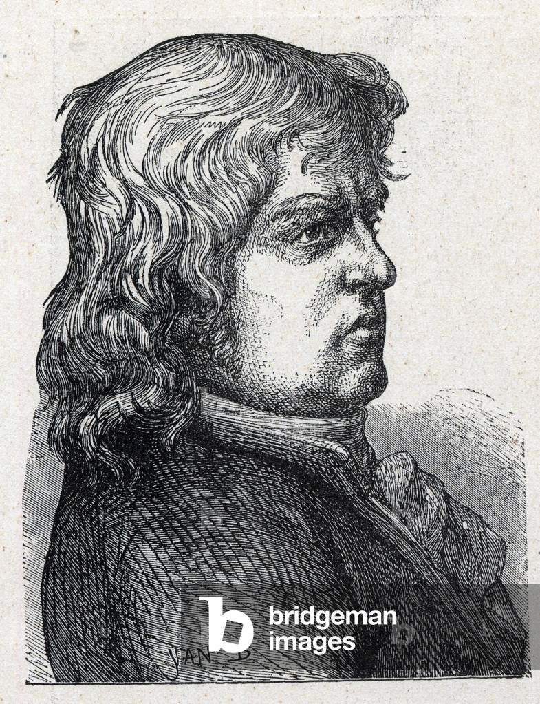 Portrait of Marc Guillaume Alexis Vadier, French revolutionary politician, 1889 (engraving)