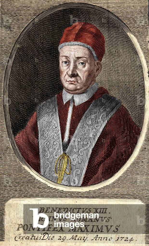 Portrait of Pope Benedict XIII, 243rd pope.
