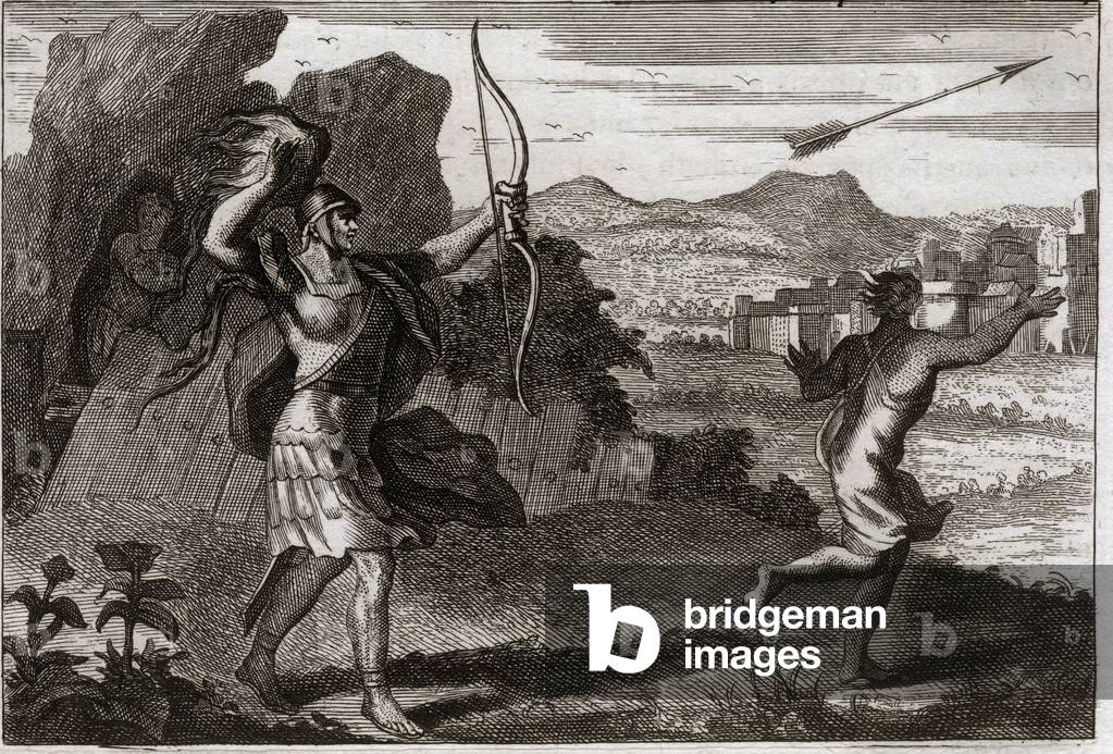Illustration for the Royaumont Bible, 1811 (engraving)