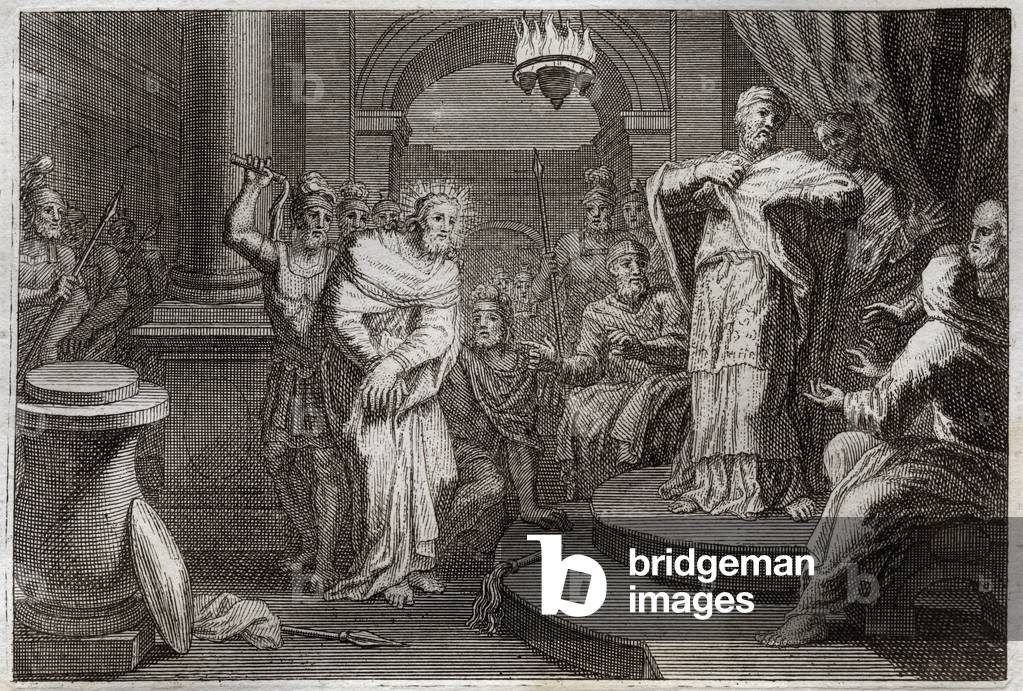 Illustration for the Royaumont Bible, 1811 (engraving)