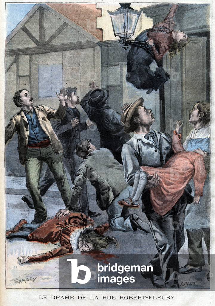 Eine Frau stirbt, nachdem sie ihre beiden Töchter getötet hat, indem sie sie aus dem Fenster der Rue Robert Fl