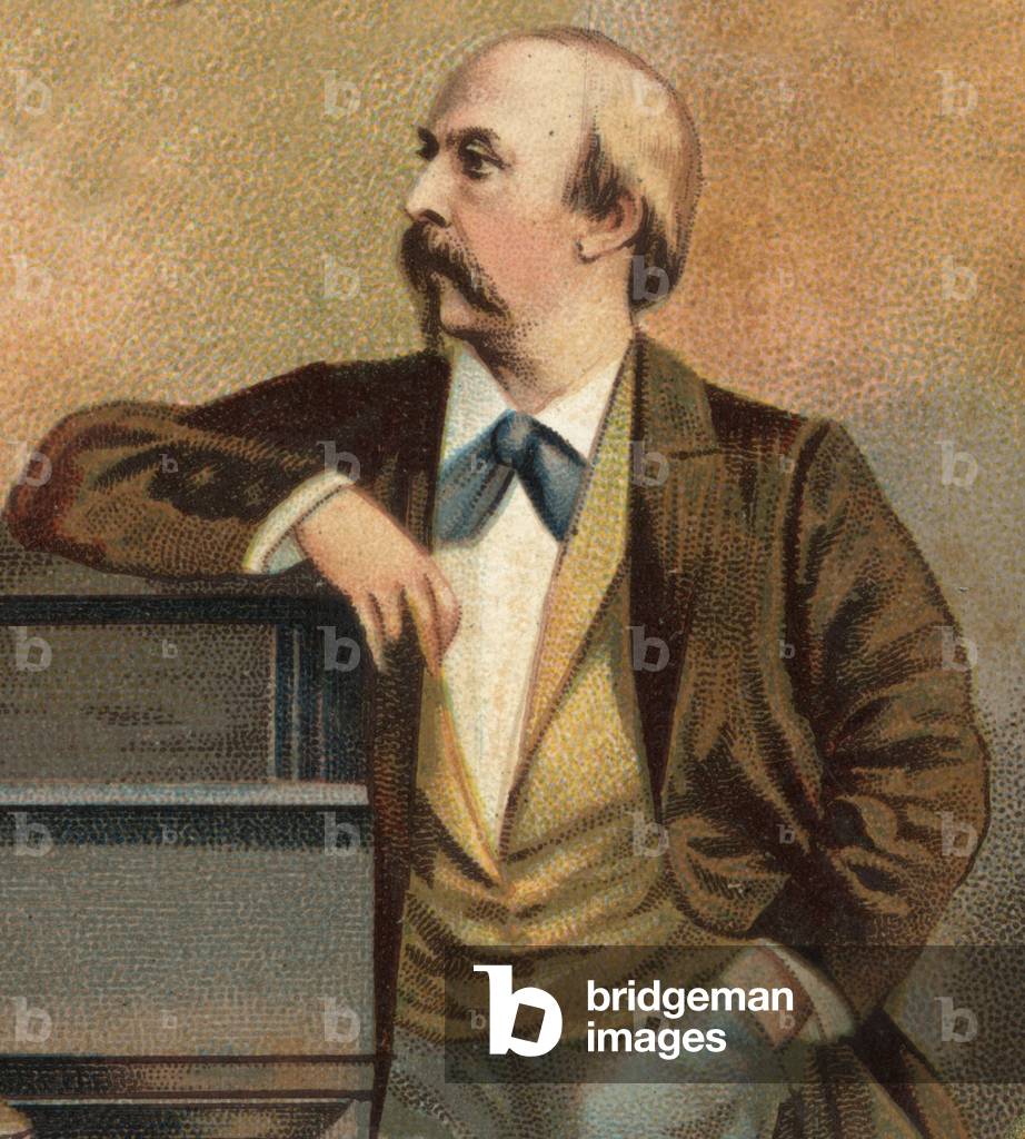 Portrait of Hans von Bulow (1830 - 1894).