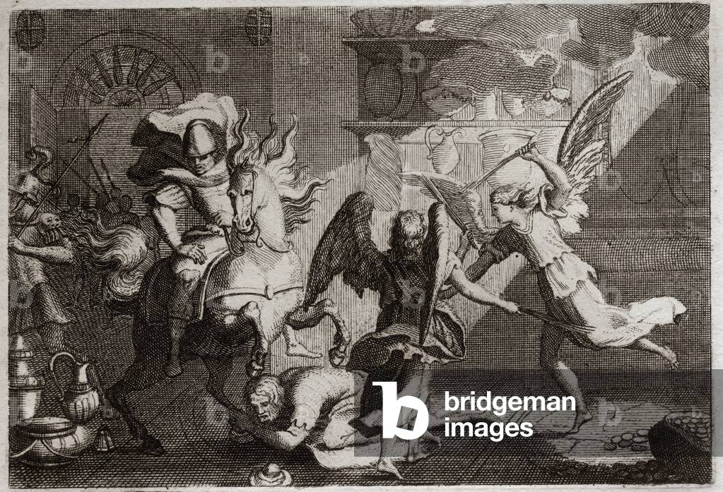 Illustration for the Royaumont Bible, 1811 (engraving)