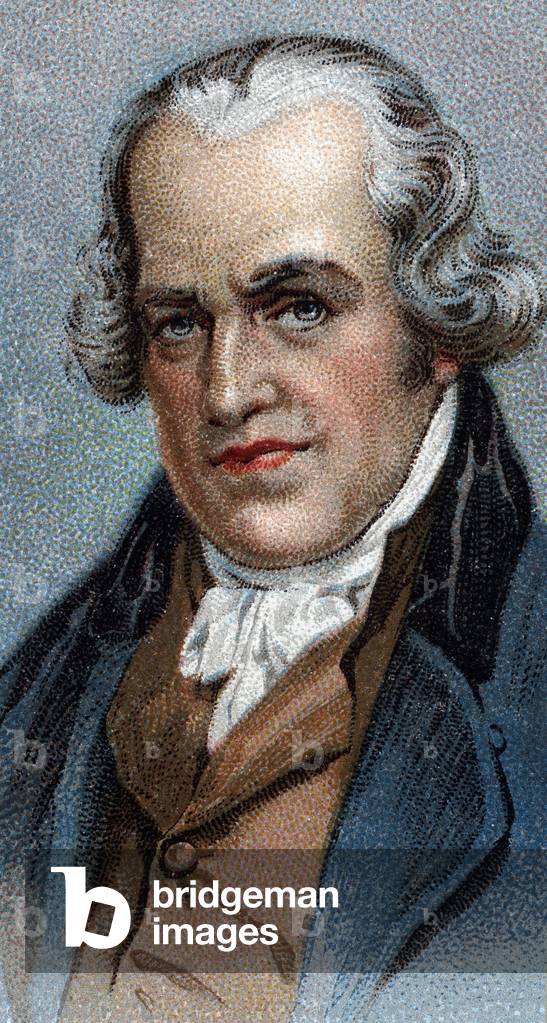 Portrait of James Watt, Scottish engineer - From series 