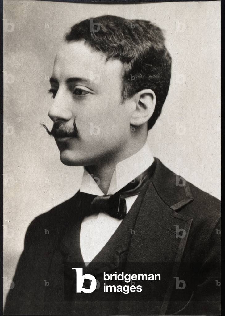 Portrait von Gabriele von Annunzio (1863-1938), italienischer Schriftsteller.