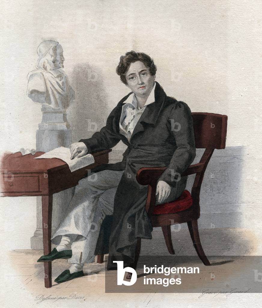 Portrait of Francois Joseph Talma (1763-1826), French actor.
