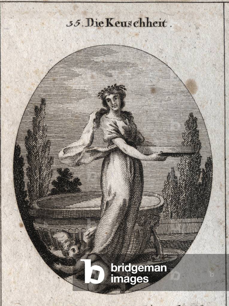 Illustration for Iconology or ideas from the sphere of passions and allegories, Vienna 1801 (engraving)