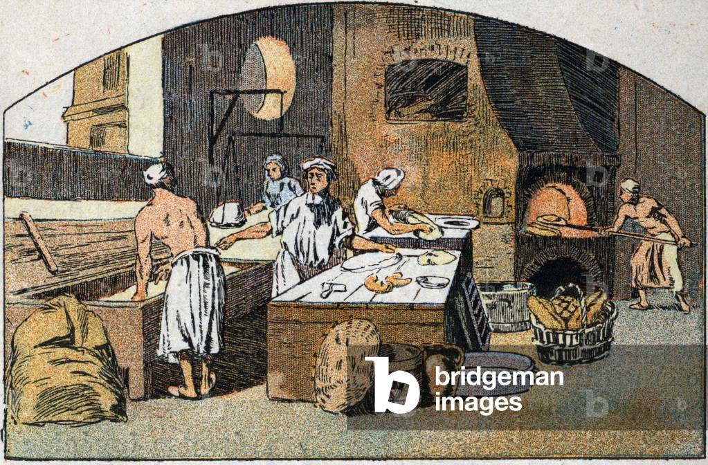 A bakery in the 18th century.