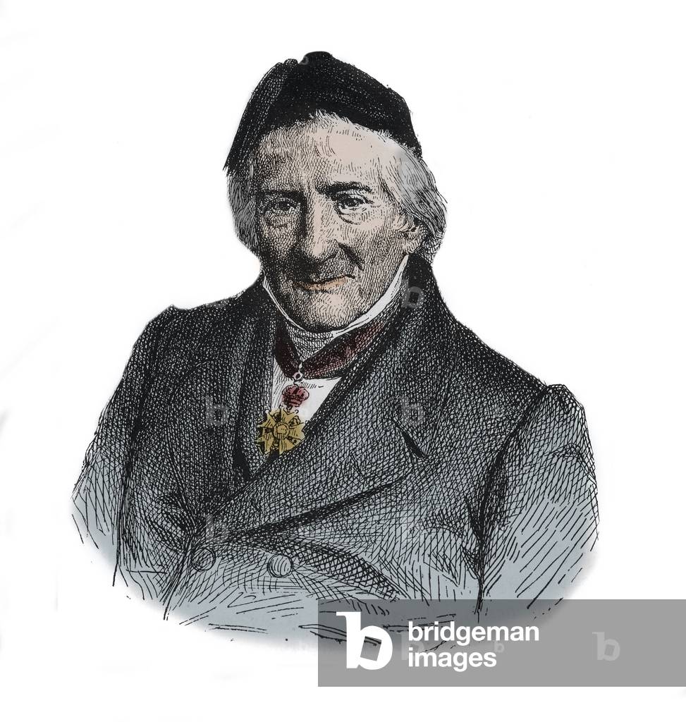 Portrait of the English doctor Jacques Lordat (1773-1870)