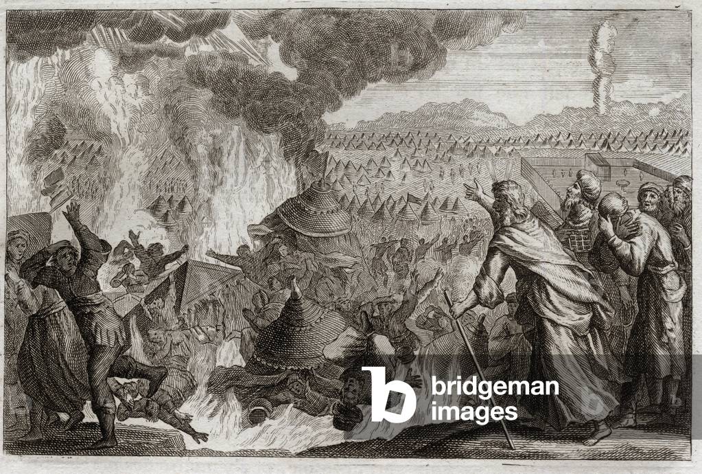 Illustration for the Royaumont Bible, 1811 (engraving)