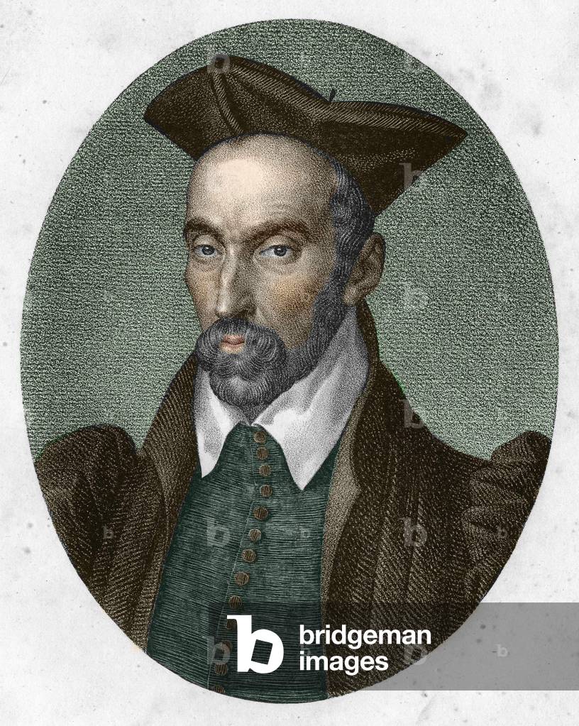 portrait of Etienne Pasquier. French lawyer, humanist and historian (1529 to 1615).