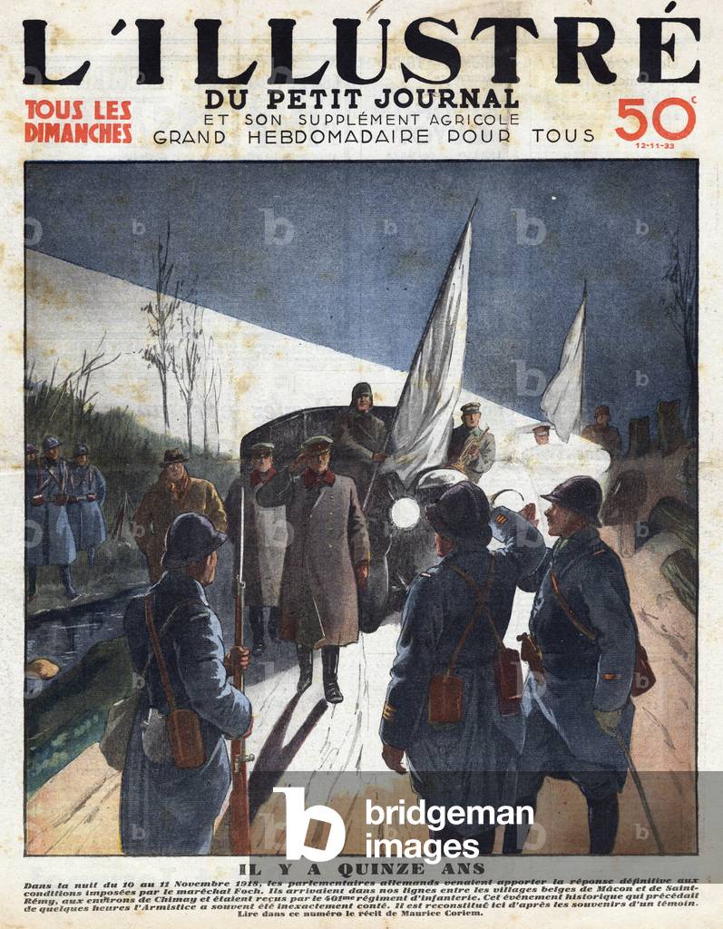 Commemoration of the night of November 10-11, 1918, 1933 (print)