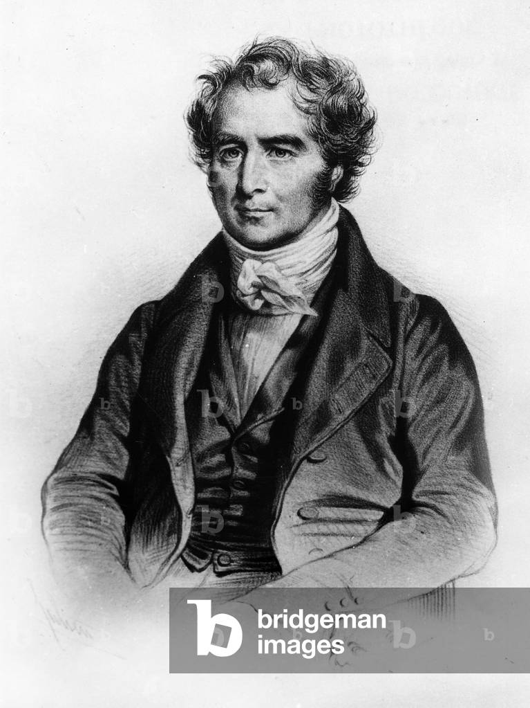 Portrait of Francois Arago (1786-1853), French astronomer, physicist and politician