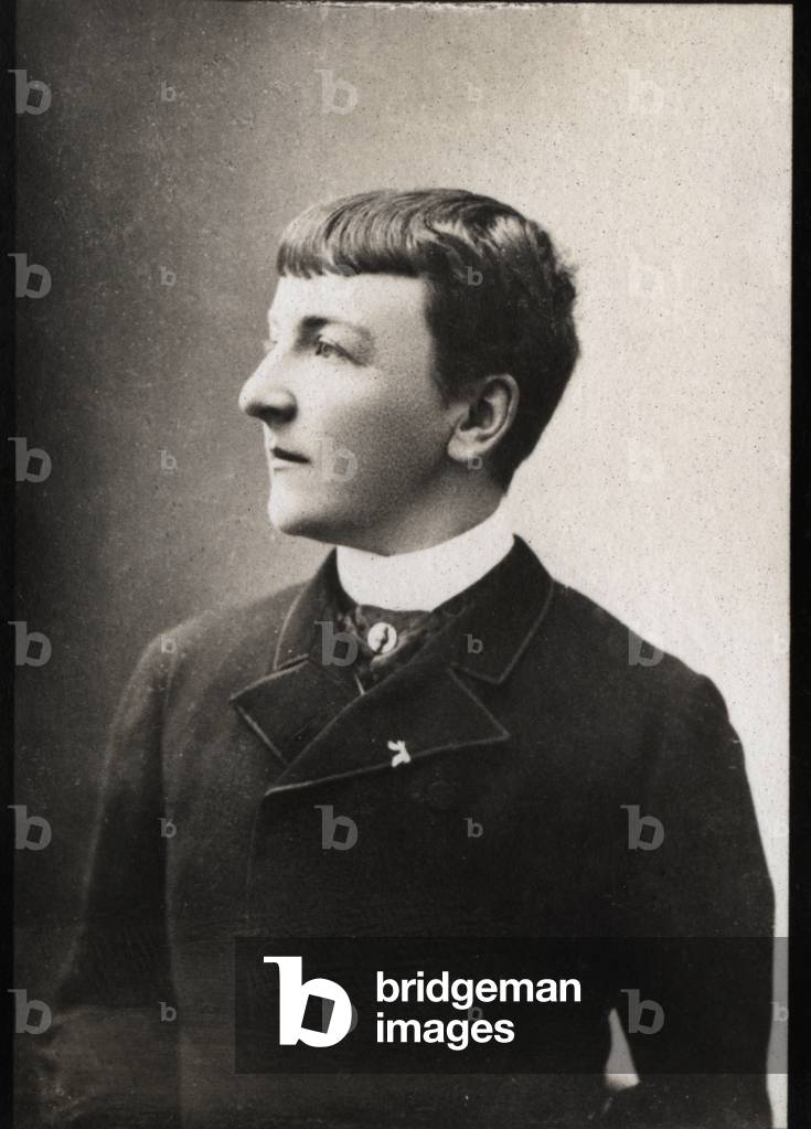 Portrait of Jane Henriette Magre (1851-1916), French archeologist and writer.