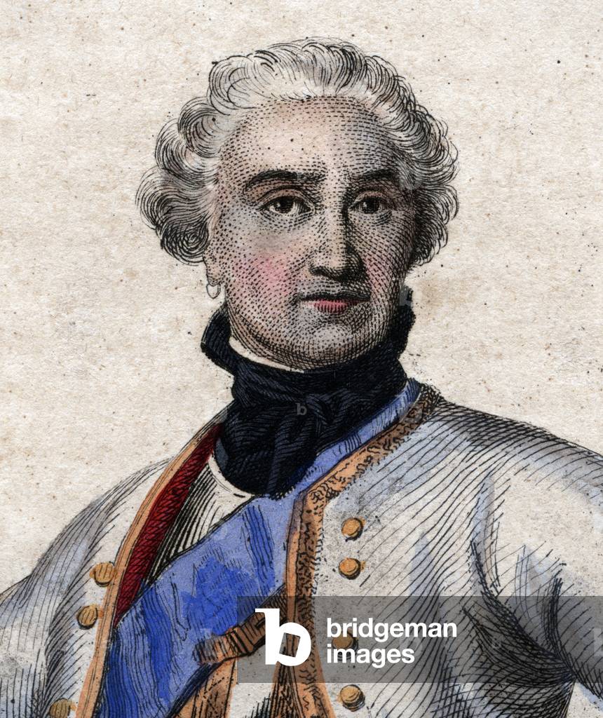 Portrait of Maurice de Saxe (1696-1750), German military in French service and Marshal General of France.