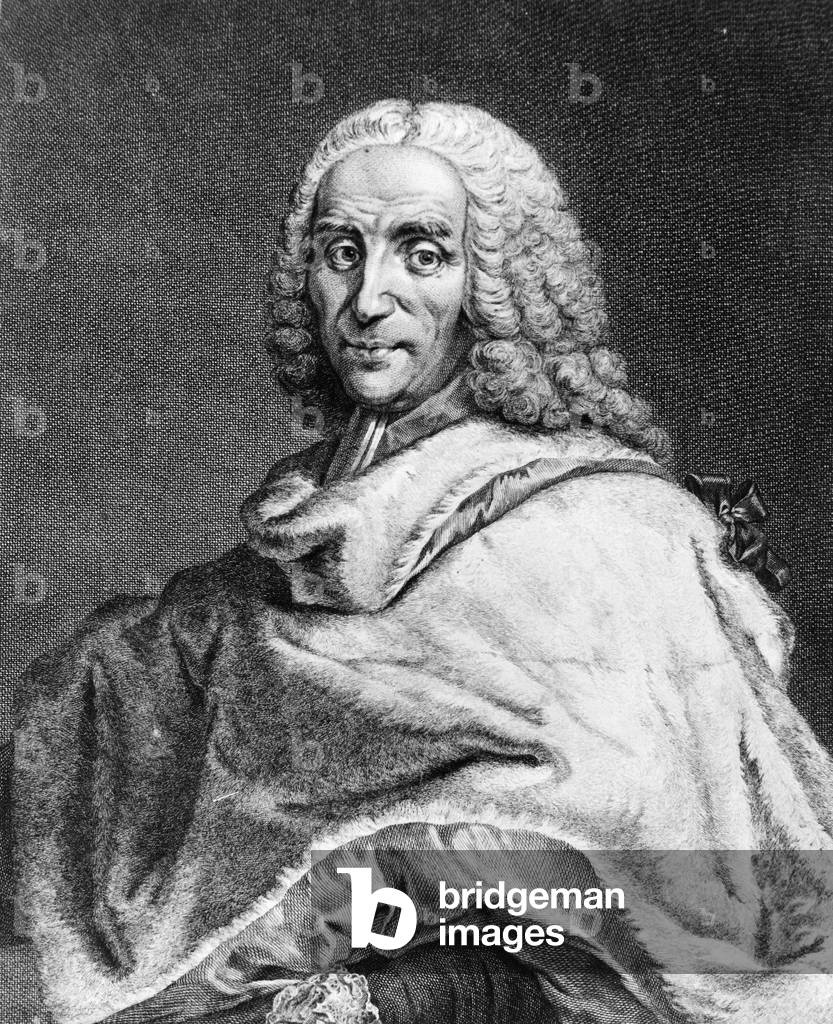 Portrait of Francois Pourfour du Pepetit (1664-1741), surgeon of the weapons of Louis XIV and French anatomist