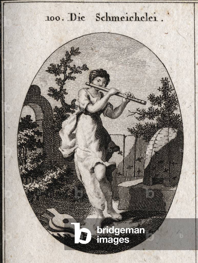 Illustration for Iconology or ideas from the sphere of passions and allegories, Vienna 1801 (engraving)