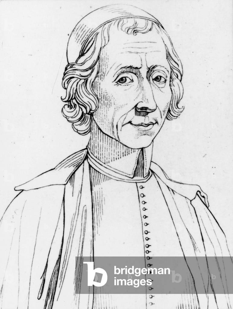 Portrait of Nicolas Malebranche philosopher and theologian francais