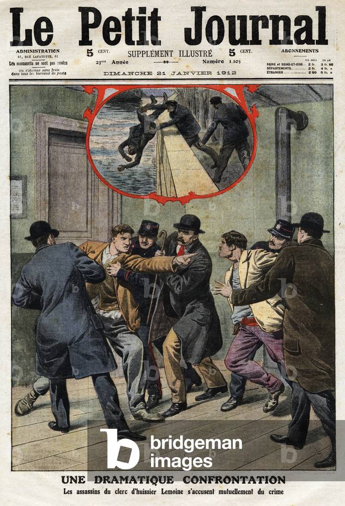 A dramatic confrontation, 1912 (print)