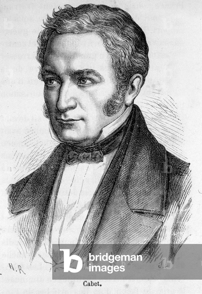 Portrait of Etienne Cabet, French Socialist (1788-1856)