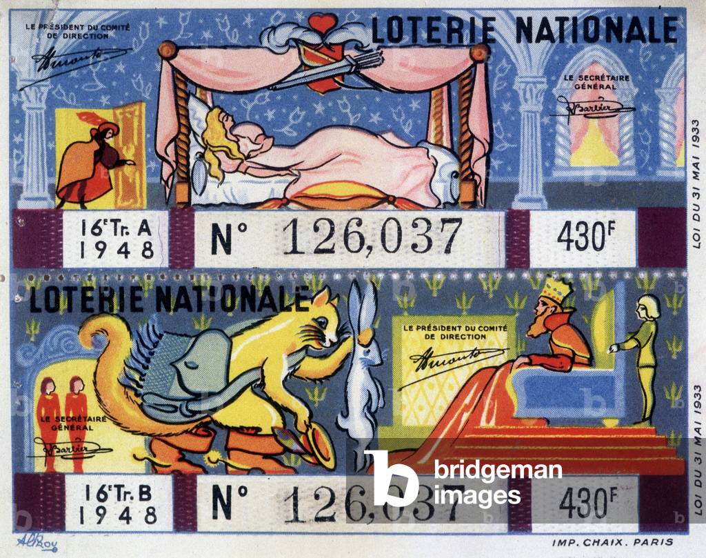 1948 National Lottery Ticket.