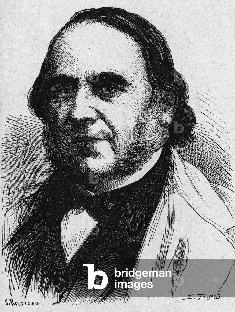 Portrait of Victor Coste, French biologist who worked on embryology .