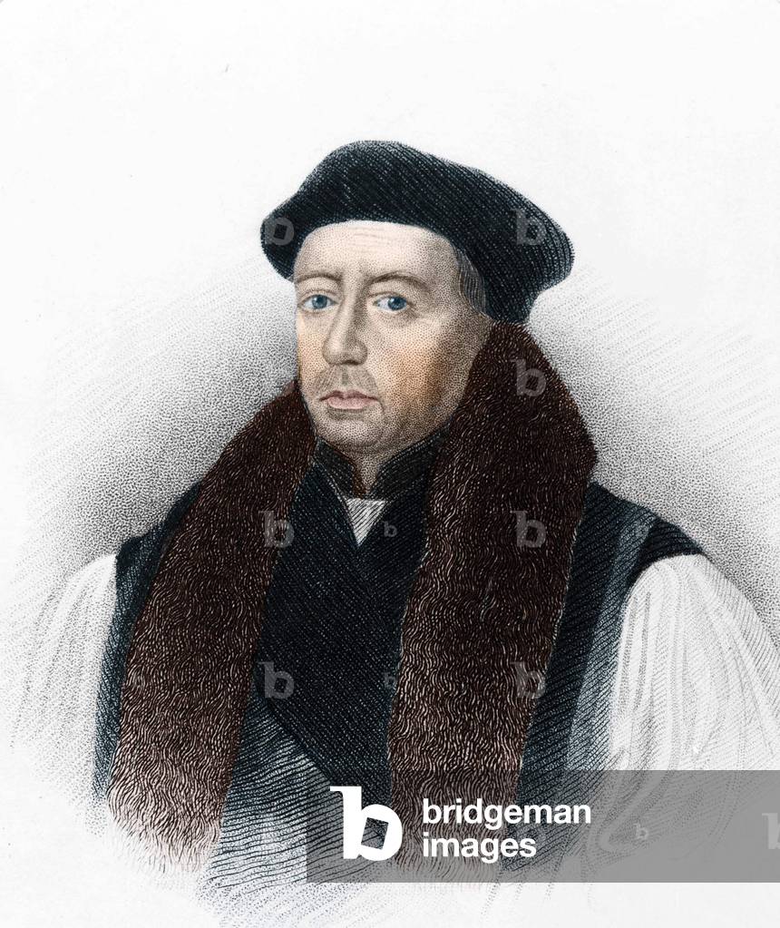 Thomas Cranmer, (1489-1556). Archeveque of Canterbury