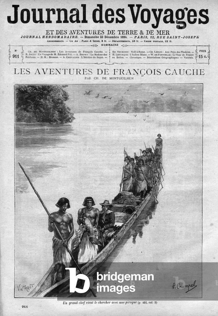 The adventures of Francois Cauche (around 1606-after 1638) French explorer of the 17th century at the