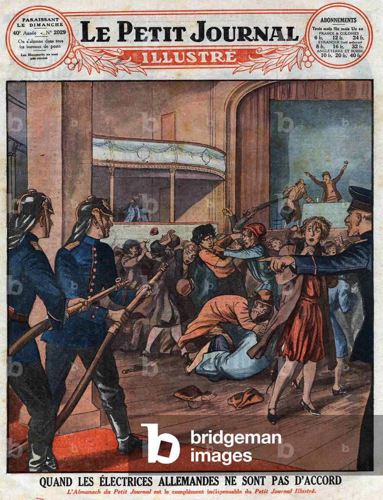 Wahlrecht der Frauen in Deutschland: Deutsche Wählerinnen streiten bei einem Treffen in Warburg bei Kassel wäh