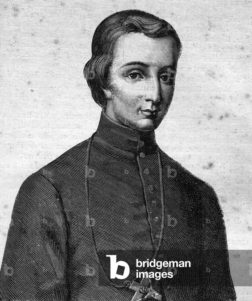 Portrait of the “” Blessed Pierre-Louis-Marie Chanel, Marist, First Martyr of Oceania (1803 - 1841) - in “” Les Contemporains””, n.d. late 19th century.