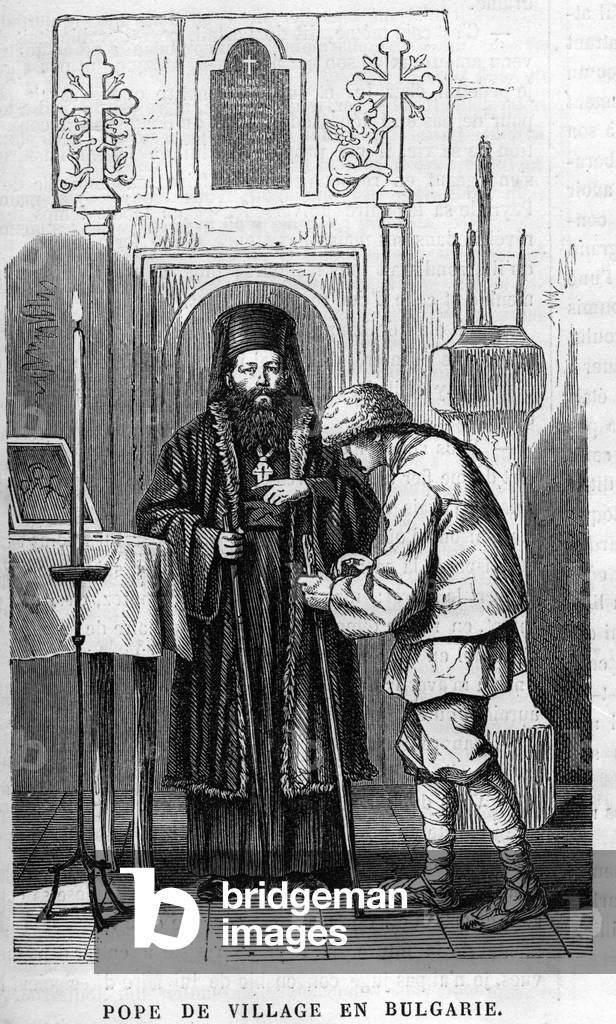 Village Pope in Bulgaria