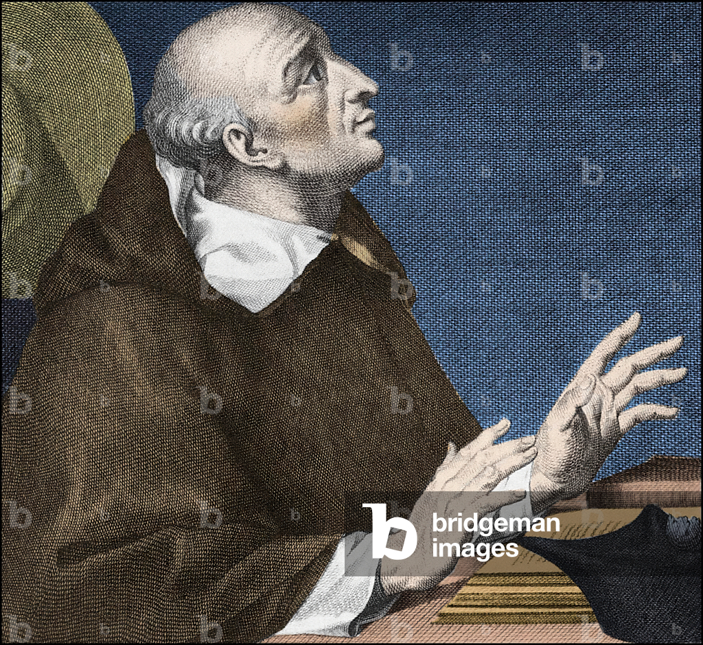 Portrait of juan de torquemada 1388-1466 Spanish cardinal of the 15th century member of the Dominican Order.