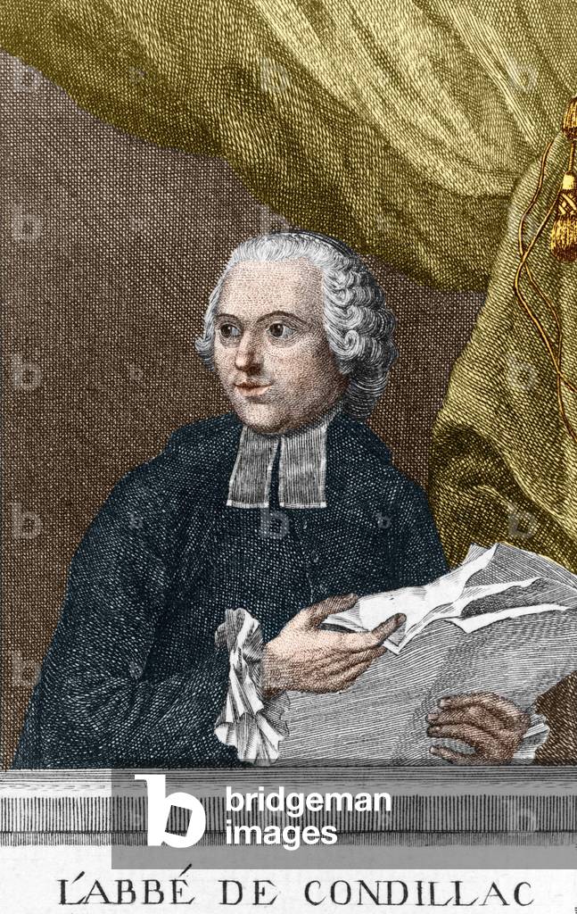 Portrait of the Abbe Etienne Bonnot de Condillac (1715 - 1780) philosopher francais