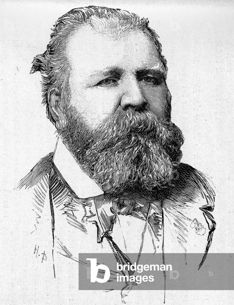 Portrait of Conductor Jules Pasdeloup (1819-1887).