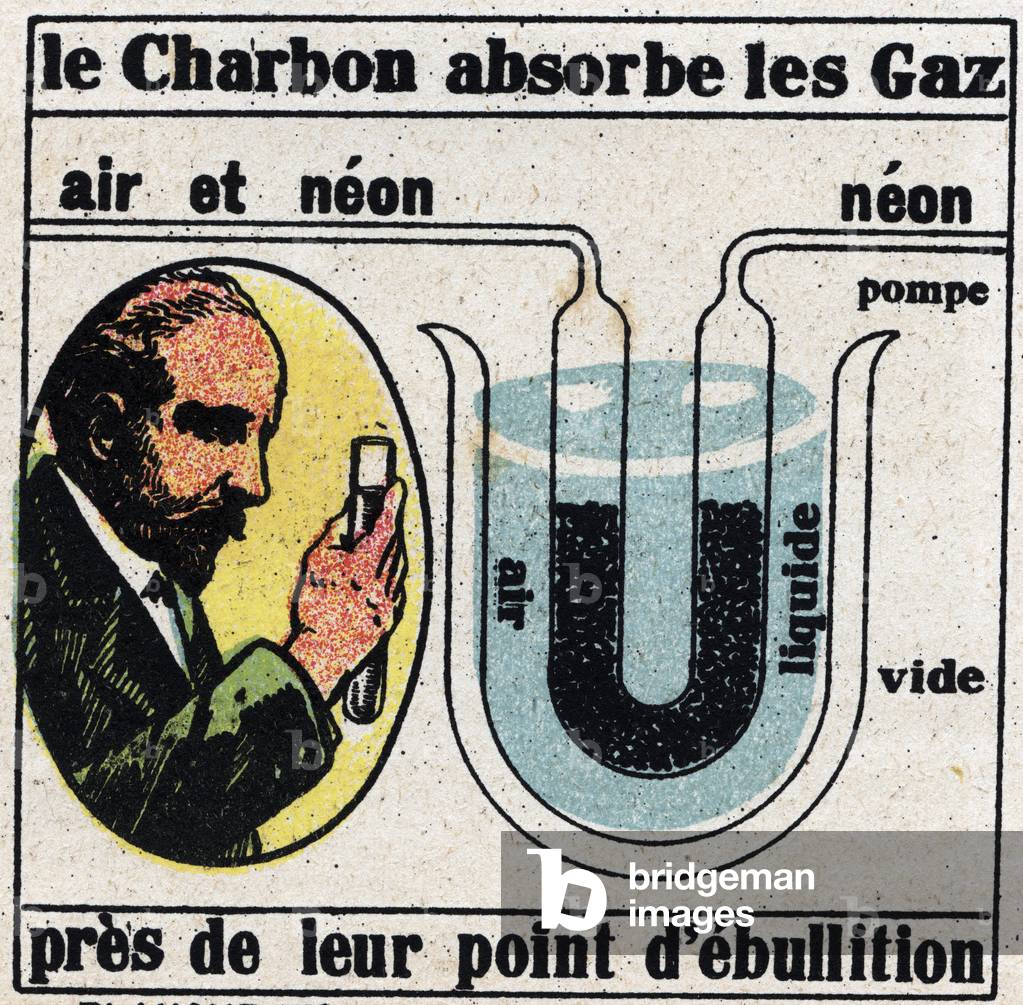 New gas properties: James Dewar's method for isolating gases from each other in 1904. 1925 (print)
