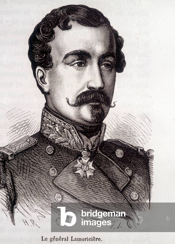 Portrait of Lamoricière, French General and Politician (1806 - 1865)
