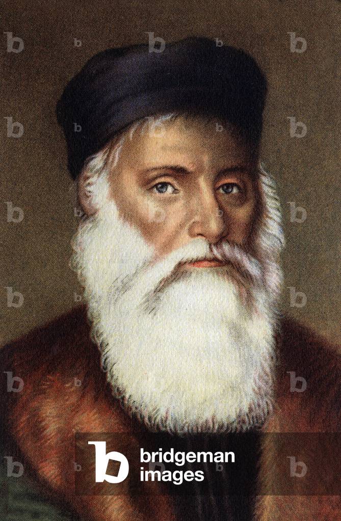 Portrait of Vasco de Gama Portuguese navigator.