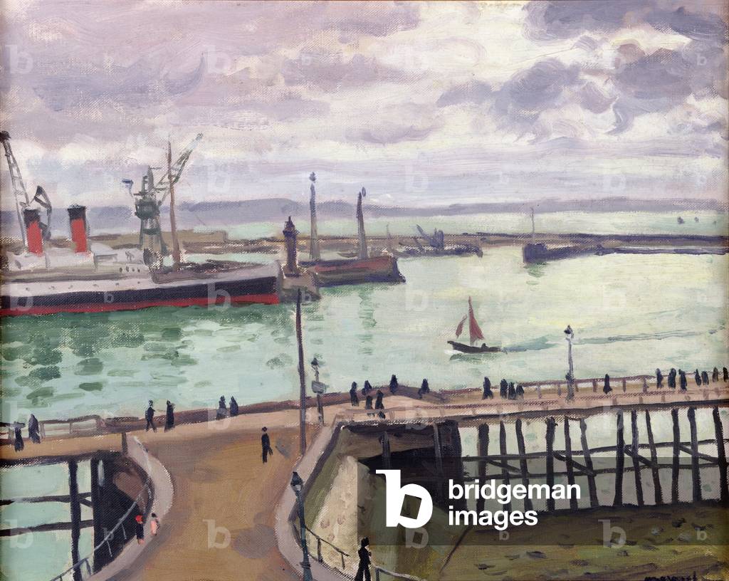 Immagine di Dipinto "Il porto esterno di Le Havre" 1601 di Albert Marquet
