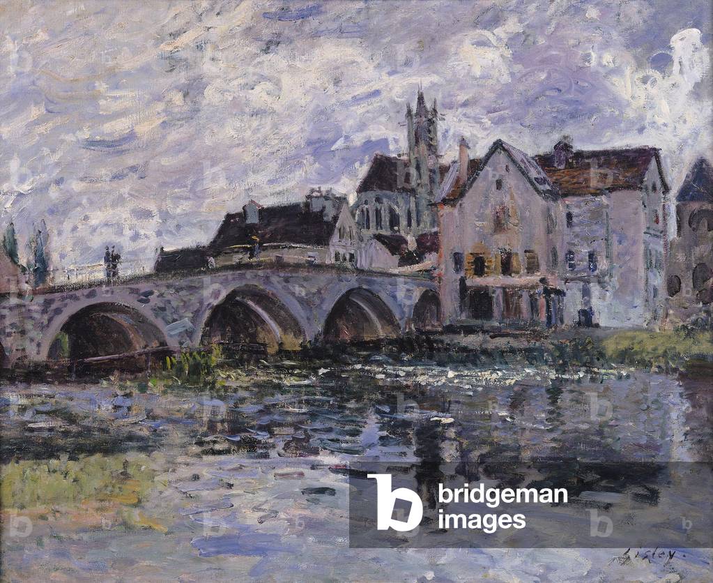 il ponte di Moret-sur-Loing, 1887 (olio su tela)