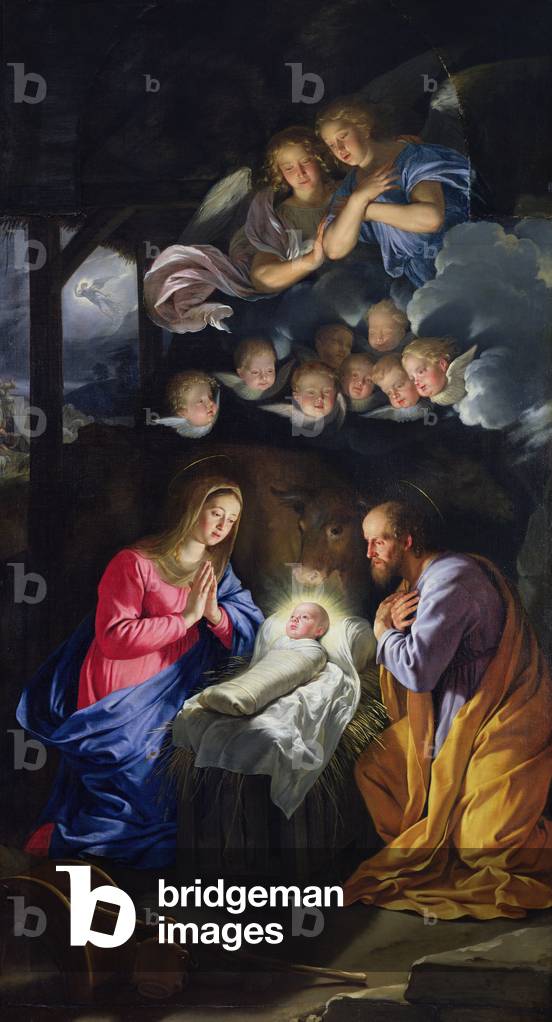 Krippe (Öl auf Leinwand)